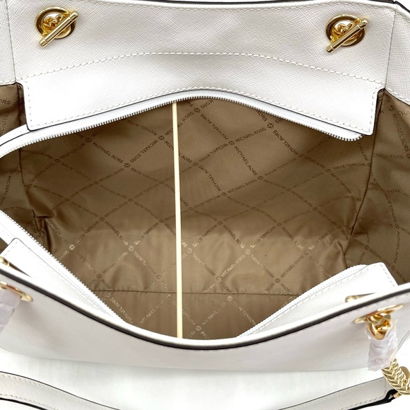 Michael Kors Large Chain Shoulder Tote Bag - Picture 5 of 8